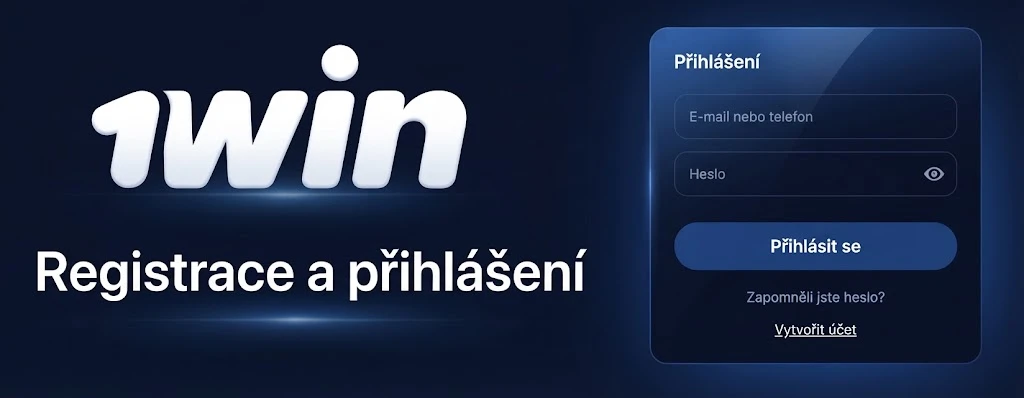 1win přihlášení a registrace účtu
