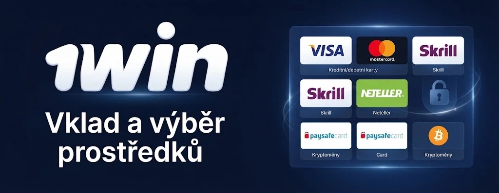 Platební metody 1win – vklady a výběry v Kč